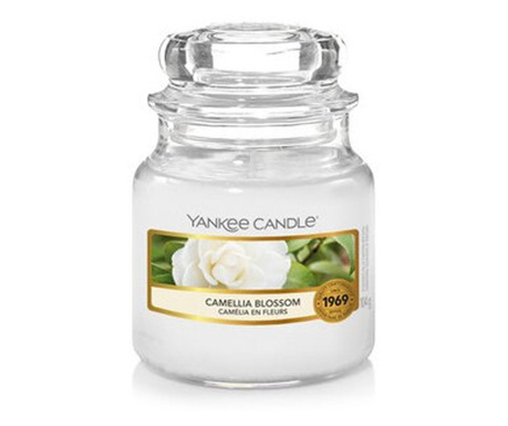 Свещ Yankee Candle, Camellia Blossom, Малък Буркан