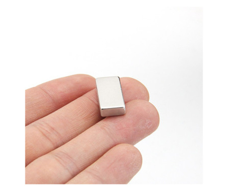 Magnet puternic neodim bloc 20mm x 10mm x 5mm - forta 4.5kg
