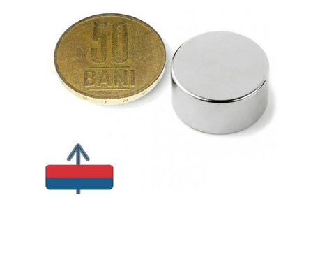 Magnet puternic din neodim disc 20x10mm forta 11kg