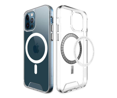 Husa Transparenta MagSafe, compatibila cu Apple iPhone 13 Pro