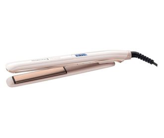 Преса за коса Remington PROluxe S9100, Керамични плочи Ultimate Glide, OPTIheat, 9 степени на температура, 230C, LCD, Бял