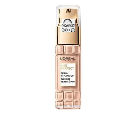 Fond de Ten Antirid, Loreal Paris, Age Perfect Serum cu Colagen, 160 Beige Rose, 30 ml