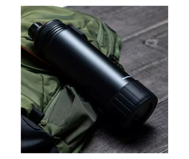 Термобутилка Klausberg KB 7637, 720 ml, Двойни стени, Стомана, Черен