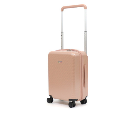 Bőrönd Shine Pink 56x38x24cm