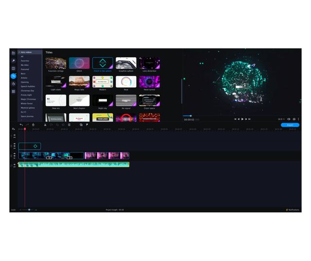 Movavi Video Editor Plus 2021 Effects - VHS Intro Pack - Vivre