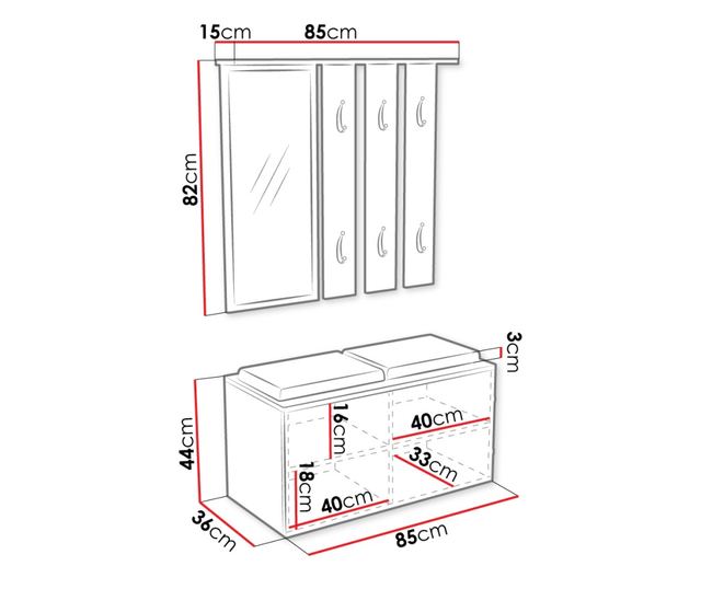 Mobilier pentru hol Therpio