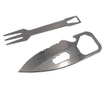 Комплект прибори за къмпинг и туризъм IdeallStore®, нож и вилица, многофункционални, 8.5 см