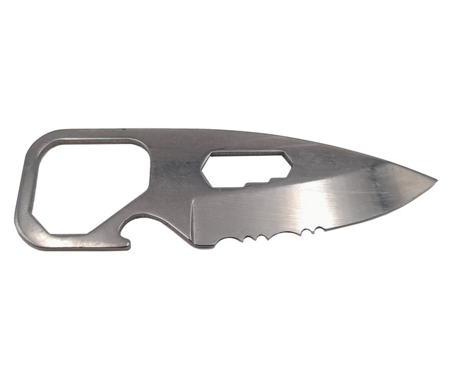 Комплект прибори за къмпинг и туризъм IdeallStore®, нож и вилица, многофункционални, 8.5 см