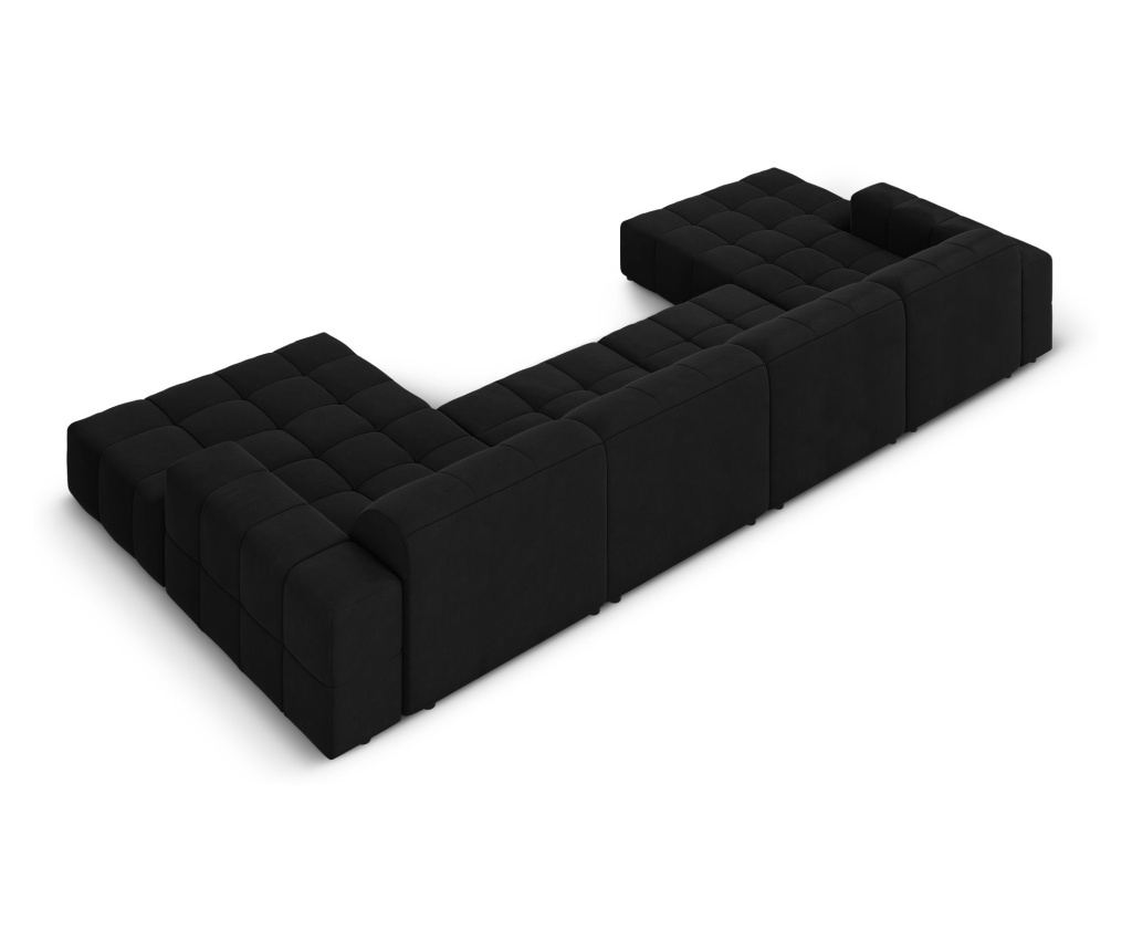 Sjedeća garnitura u obliku slova "U" Panoramic Velvet 6 sjedala - 3
