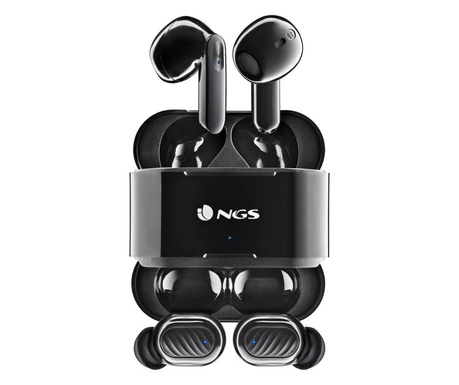 NGS Artica Duo TWS Bluetooth Headset 2 pár, Fekete