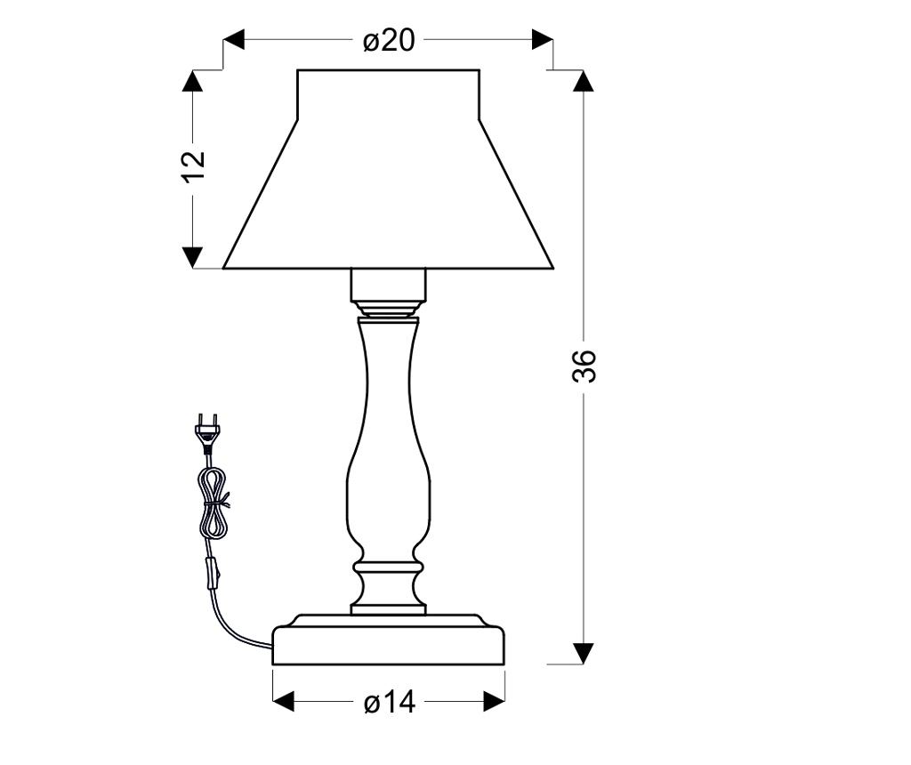 Stolna lampa ZEFIR 1 - 5