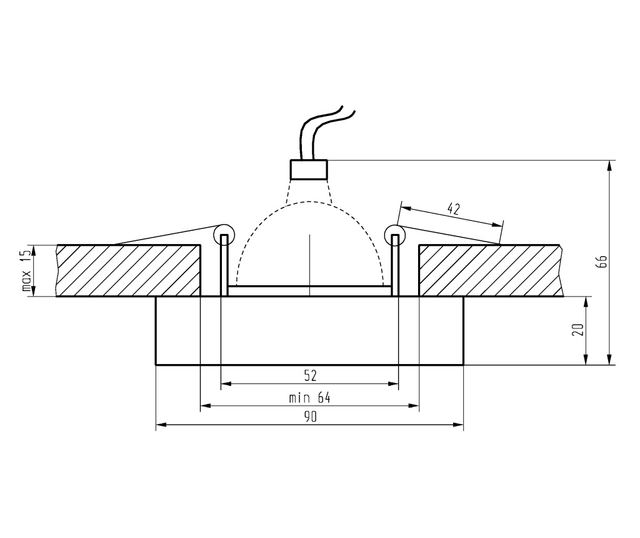 Ugradbena svjetiljka SS-16-4