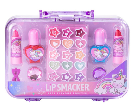 Lip Smacker Детски комплект за грим в лилаво куфарче 1510702