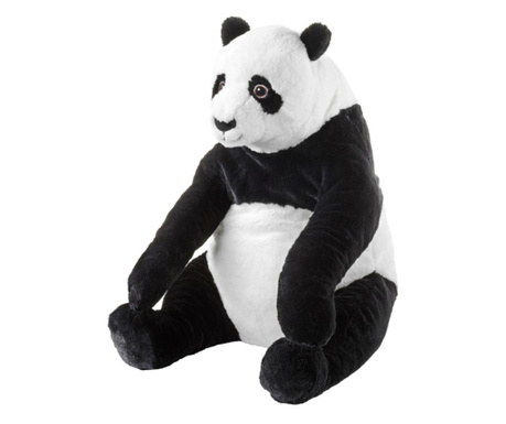 Jucarie de plus in forma de urs panda, lavabil la masina de spalat, 45 cm, 18 luni+