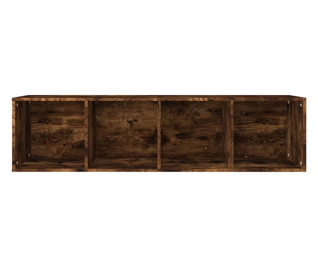Βιβλιοθήκη/Έπιπλο TV δρυς 36x30x143 εκ. από επεξεργασμένο ξύλο - 6