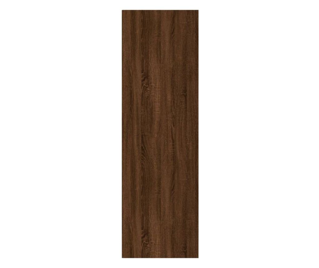 Βιβλιοθήκη/Μπουφές, καφέ δρυς, 66x30x98 εκ., επεξεργασμένη ξυλεία - 4
