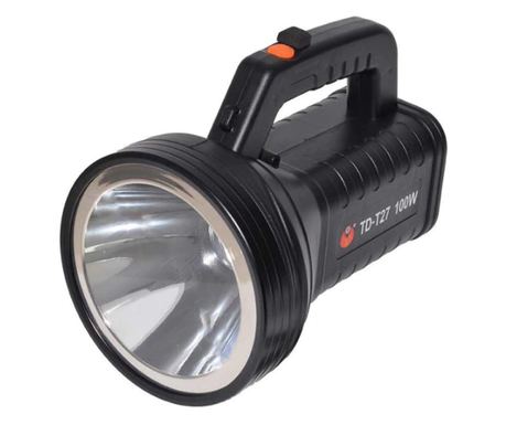 Svetilka KlaussTech z LED tehnologijo, 100 W, 1500 lumnov, baterija Li-ion 6000 mAh, ohišje iz ABS plastike, 2 načina osvetlitve