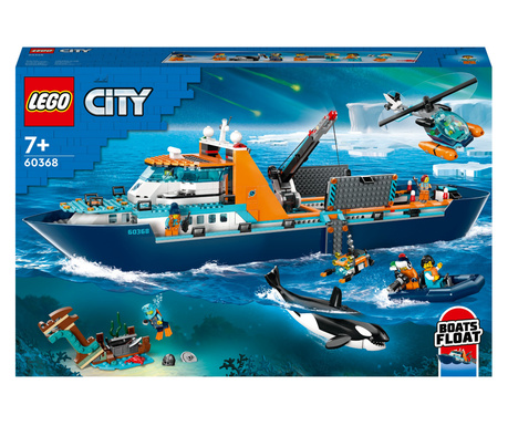 LEGO® City - Nava de explorare arctica 60368, 815 piese