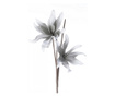 Комплект от 12 сиви изкуствени цветя 22х113 см