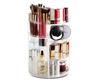 Organizator rotativ pentru depozitare obiecte, cosmetice