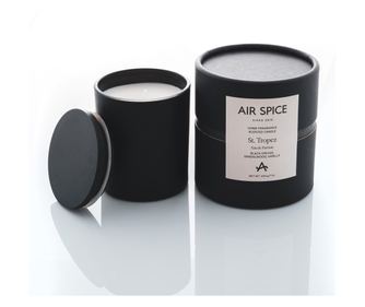 Парфюмна Свещ Air Spice, St. Tropez, 200 гр. Черна Орхидея, Ванилия, Сандалово дърво