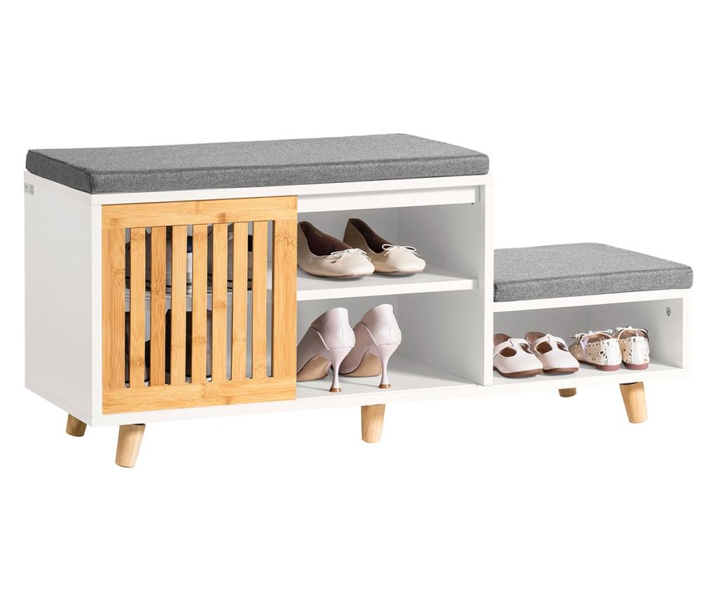 SoBuy ράφια για παπούτσια, ράφι παπουτσιών εισόδου, έπιπλα παπουτσιών FSR125-WN