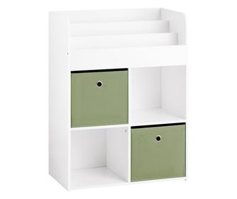 SoBuy Bogreol za djecu, dječja garderoba, Dječja garderoba s klupom KMB79-W