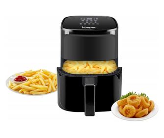 Friteuza cu aer cald Friteuza Friteuza P101FRI051, 1400W, 5l, 8 programe, 80-200C, Temporizator, Negru