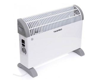 Електрически нагревател, Tagred TA901W, конвектор, с термостат, 2000 W, 2.8 кг