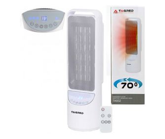 Електрически нагревател, Tagred TA932, ротационен, 2000 W, LCD дисплей