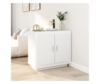 Služavka, bijela, 80x40x75 cm, obrađeno drvo