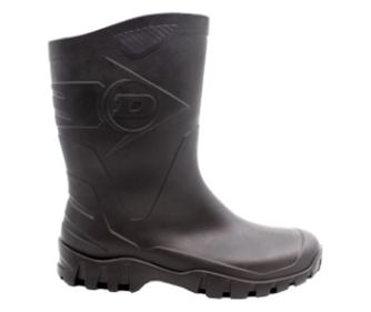 Cizme de protectie scurte din PVC, DUNLOP DEE Negru 43