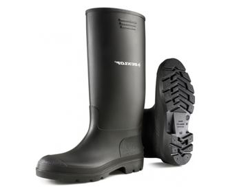 Защитни ботуши Pricemastor, от PVC, устойчиви на киселини Dunlop 380VP, черни 44