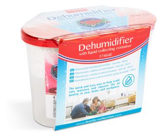 Dezumidificator cu rezervor - parfum de trandafir - 500 ml