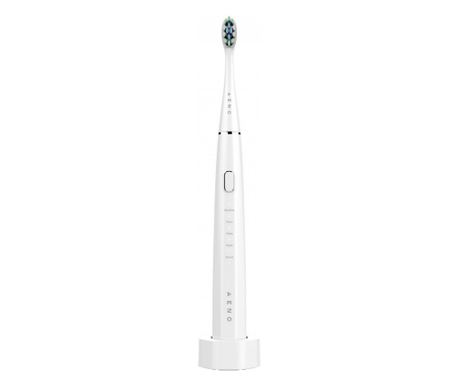 Електрическа звукова четка за зъби AENO ADB0001S, 46000 rpm/min, До 90 дни с едно зареждане, Таймер, Избелва, Бял