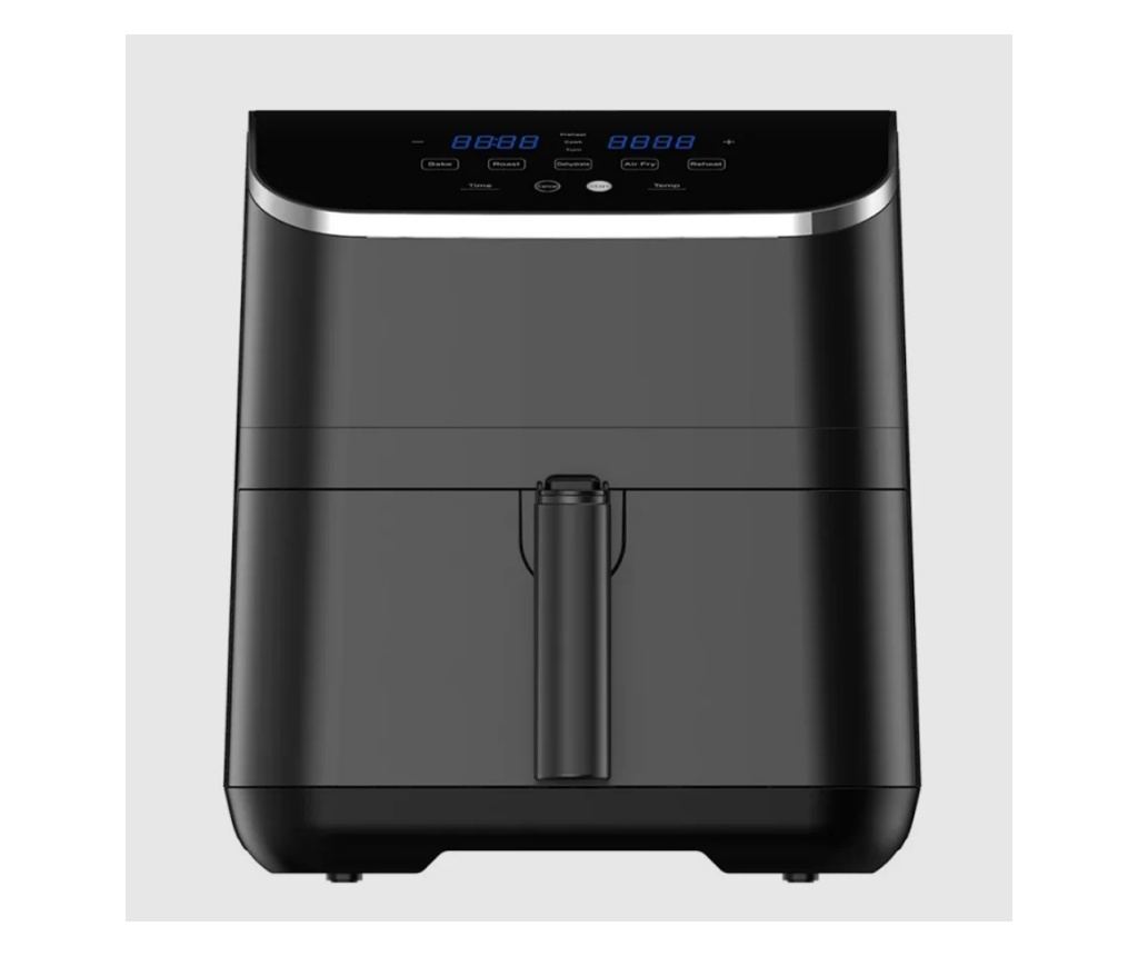 Фритюрник с горещ въздух Midea MF-CN55D2, 1700W, 8 програми, 4.8L, DUALCYCLONE Rapid Air технология, Таймер, Черен - 4