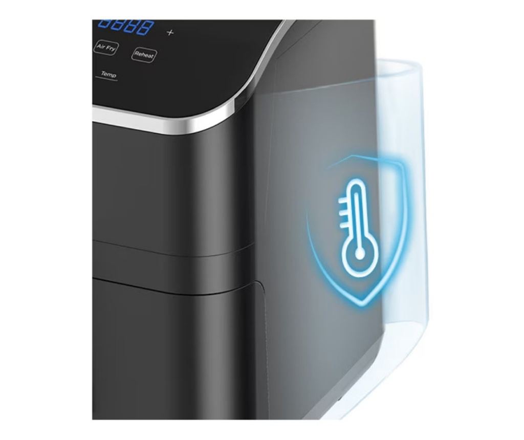 Фритюрник с горещ въздух Midea MF-CN55D2, 1700W, 8 програми, 4.8L, DUALCYCLONE Rapid Air технология, Таймер, Черен - 9