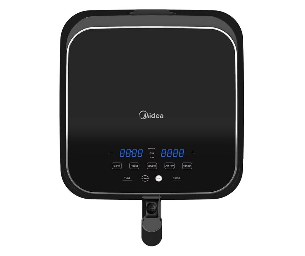 Фритюрник с горещ въздух Midea MF-CN55D2, 1700W, 8 програми, 4.8L, DUALCYCLONE Rapid Air технология, Таймер, Черен - 6
