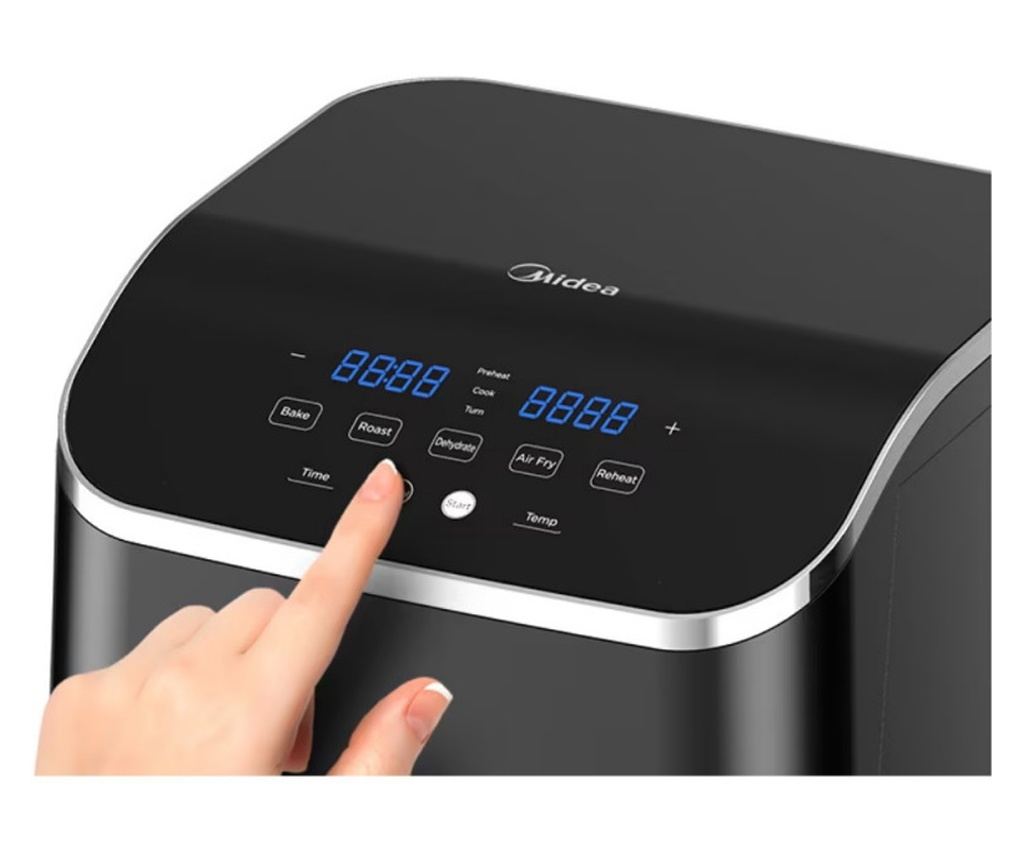 Фритюрник с горещ въздух Midea MF-CN55D2, 1700W, 8 програми, 4.8L, DUALCYCLONE Rapid Air технология, Таймер, Черен - 10