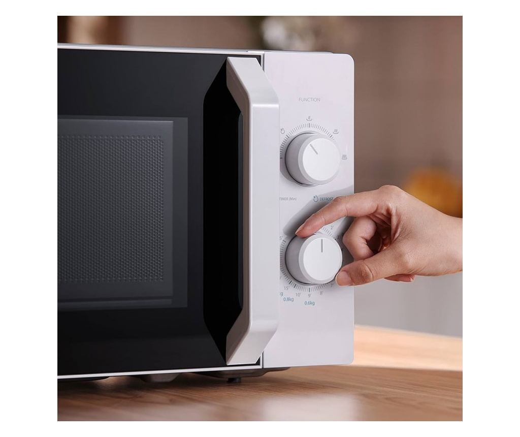 Микровълнова Фурна TOSHIBA MW2-MM20PWH, 800W, 20L, LED Осветление, Размразяване, Таймер, Бял - 2