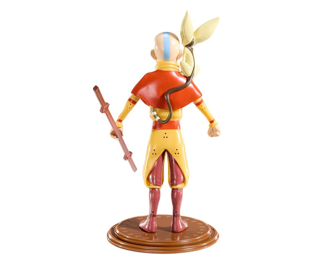 Съчленената фигура на Avatar IdeallStore®, Mighty Aang, колекционерско издание, 18 см, включена стойка