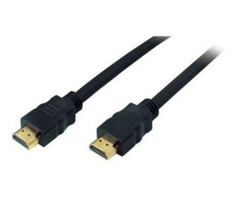 HDMI (ST-ST) 0,5m 3D Ethernet vergoldet Black