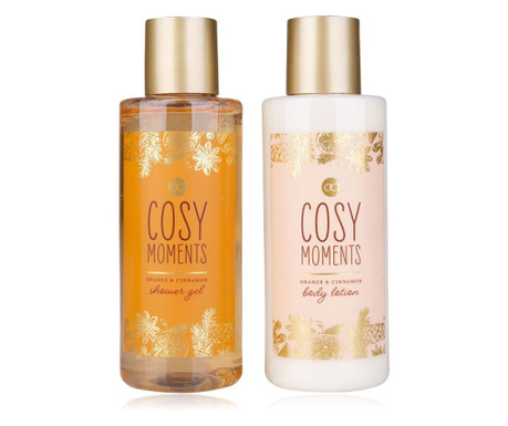 Set cosmetice Craciun Cosy Moments cu Gel de dus 150ml si Lotiune de corp 150ml