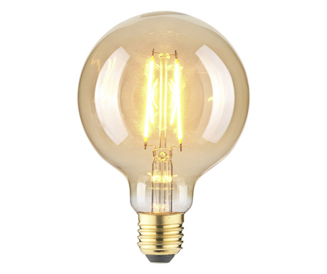 LightMe LED fényforrás gömb forma E27 2.5W borostyán (LM85059)