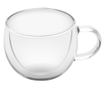 Set 2 cesti pentru espresso ETA 5180 91000, 80 ml, pereti dubli din sticla borosilicata