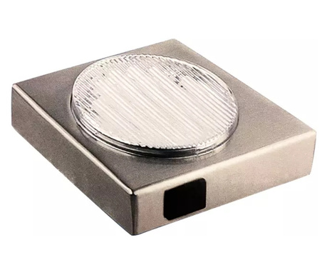 Lampa LED Metalica GX 53, 7W, Gonga® Argintiu