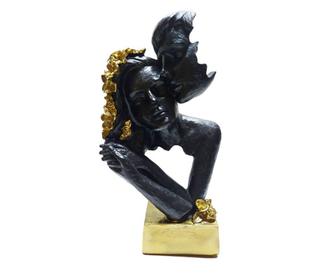 Statueta Decorativa, Indragostiti, Negru, 28 cm, DO22073
