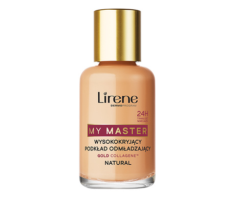 MY MASTER - Fond de ten cu aur coloidal si colagen - acoperire mare, 30ml - 03 - Nude