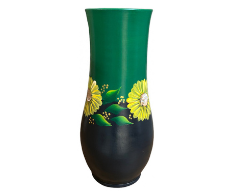 Vaza din ceramica, eleganta, pictata manual, 40cm