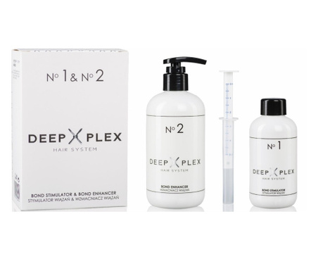 DEEP PLEX - Tratament profesional pentru par - Deep Plex No.1  (150 ml) + No.2  (290 ml)